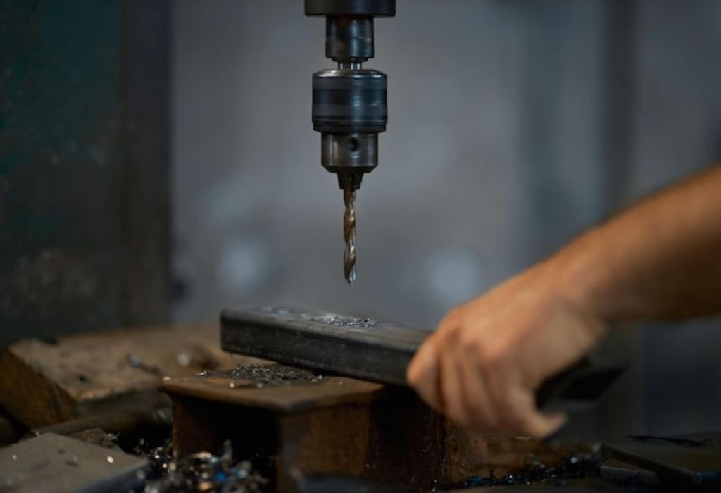 Preparing Metal for Drilling