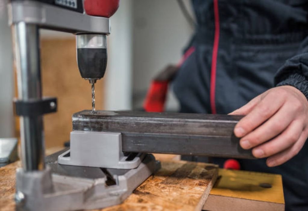 Finishing and Cleaning an Angled Hole in Metal